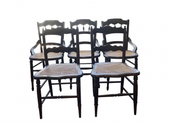 Set Of Canned Chairs