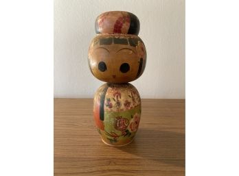 Large Wooden Japanes Doll