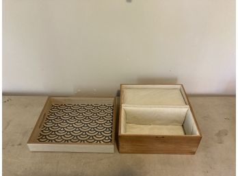 Vintage Box And Tray