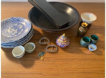 Collection Of Bowls, Small Vases And Plates