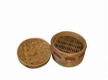 Vintage Japanese Rice Basket