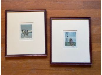 Two Vintage Prints Signed