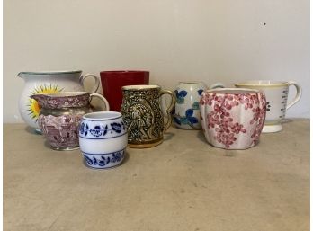 Collection Of Small Vases & Cups