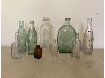 Collection Of Vintage Bottles