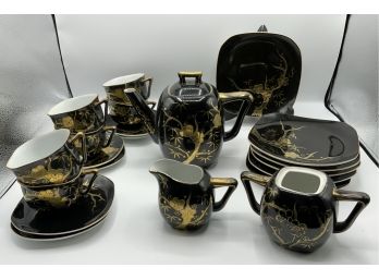 Vintage Hand Painted Craftsman Tea Set ~ Made In Japan