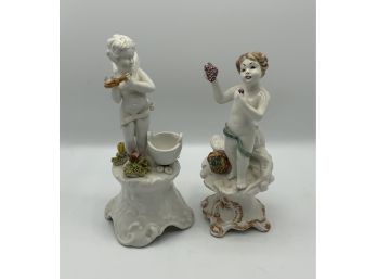 Vintage Bassano Figurine & Figurine Made In Italy