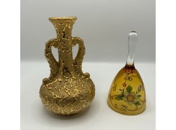 22K Gold Vase & Beautiful Bell