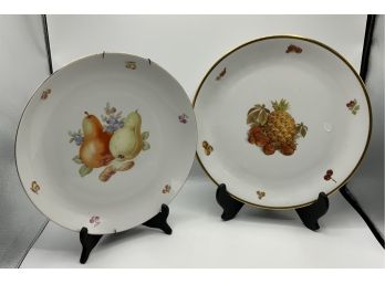 2 Large Decorative Plates