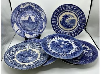 Blue & White Plates ~ Flow Blue & More ~