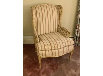 Vintage Upholstered Queen Ann Chair