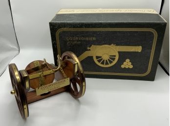 Courvoisier Box And Wood  Cannon