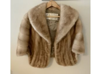 Vintage Mink Stole ~ Kramer Furs New Haven ~