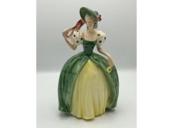 Goebel Figurine ~ Lady W/green Dress ~ #FF 118