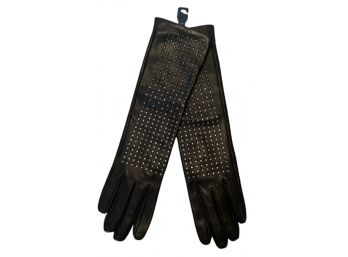 Brian Atwood For Target/Neiman Marcus Studded Leather Gloves - New