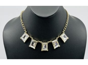 Chunky Crystal Collar Necklace - New With Tags