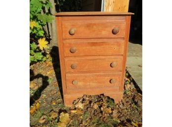 Small Maple Chest 3 Drawers For Finishing Project.