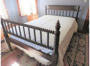 Antique Jenny Lind Spool Spindle Bed Frame