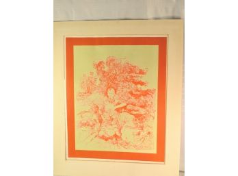 Artist Proof 'Field Figures 'Original Signed Screenprint Artwork