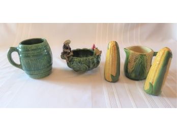 Fun Assortment Of Ceramics Kitchen Corn Set