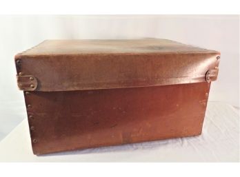 Antique Soft Leather Dispatch Document Box