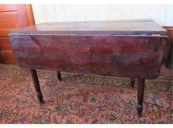 Antique Primitive Drop Leaf Table