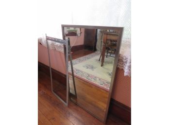 Industrial Style Rectangle Wall Mirror Metal Frame