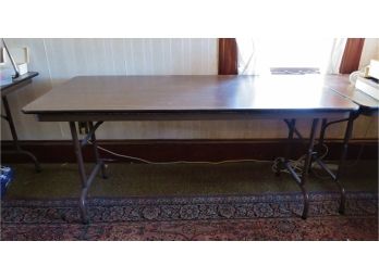 Formica Folding 5 Foot Table 1 Of 2