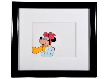 Framed Disney 'Minnie Mouse' Animation Art Production Cell