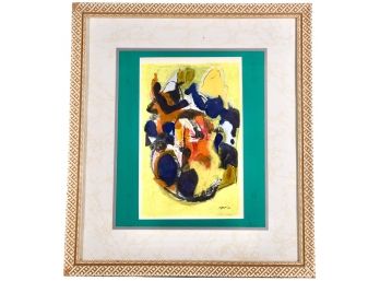 Signed Afro 67 Mixed Media On Paper Attributed To Afra Basaldella With Appraisal ($8,650)