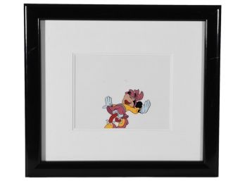 Framed Minnie Mouse Original Production Animation Art Cel