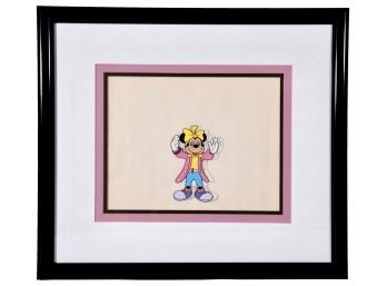 Framed Animated Art Production Celluloid 'Minnie Mouse-Fantasia' (RETAIL $1,069)