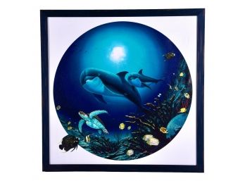 Wyland Limited Edition Artist Proof Giclee On Canvas Titled 'undersea Life' With COA