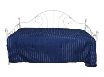 Elegant Metal Twin Size Daybed With Trundle And Mattresses