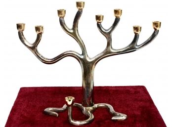 Vintage Sandra Kravitz The Rosenthal Judaica Collection Original Tree Of Life Menorah