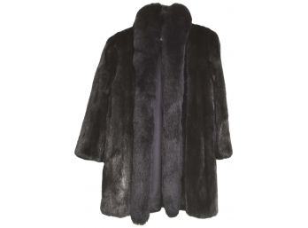 Bayshore Furs Mink And Fox Fur Jacket With Three Quarter Sleeves