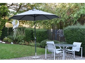 Treasure Garden Solefin Fabric Umbrella And Stand