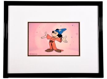 The Walt Disney Company Fantasia Framed Celluloid Dated 1988