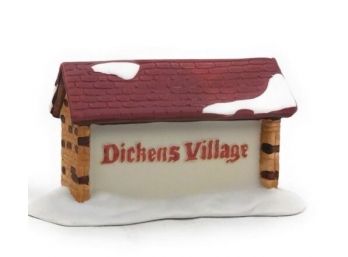 Department 56 Heritage Village Collection  Dickens Village Sign