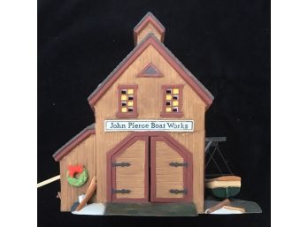 Department 56 Heritage Village Collection 'Pierce Boat Works'