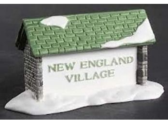 Department 56 Heritage Village Collection 'New England Village Sign'