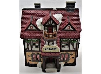 Christmas Traditions Alpine Village Collection 'Al's Bakery'