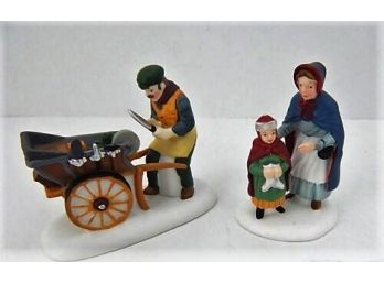 Department 56 Heritage Village Collection 'Knife Grinder' 2 Piece Set