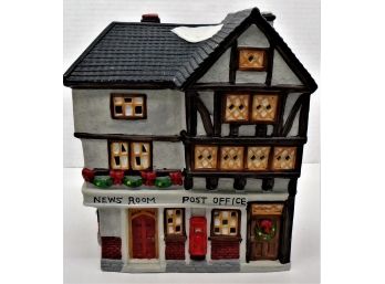 Christmas Traditions Alpine Village Collection 'News Room & Post Office