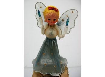 Vintage 1970s Pyromania Tallow Works Angel Christmas Tree Topper