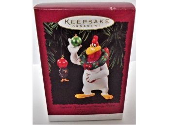 Hallmark Keepsake Looney Toons Ornament Foghorn Leghorn And Henery Hawk NIB