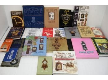 Large Collection Of Watch & Clock Related Books  Repair, Identify Etc