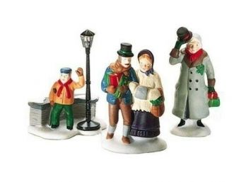 Department 56 Heritage Village Collection 'A Christmas Carol Morning' 3 Piece Set