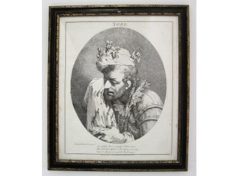 Original Antique 1776 Etching  'The Duke Of York'