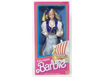 1986 Barbie Dolls Of The World 'Icelandic Barbie'  Doll  NIB