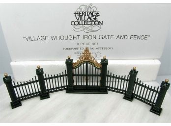 Department 56 Heritage Village Collection ' Village Wrought Iron Gate And Fence